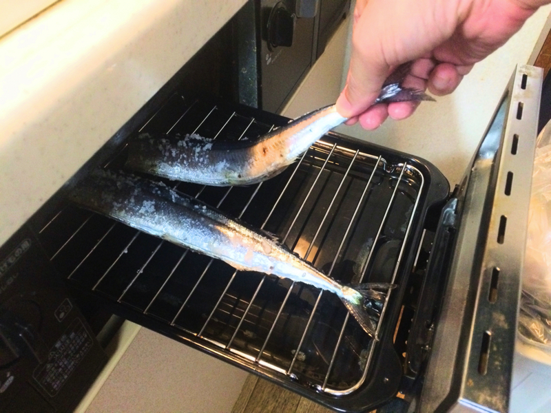 ガスコンロの魚焼きグリルの使い方と注意点